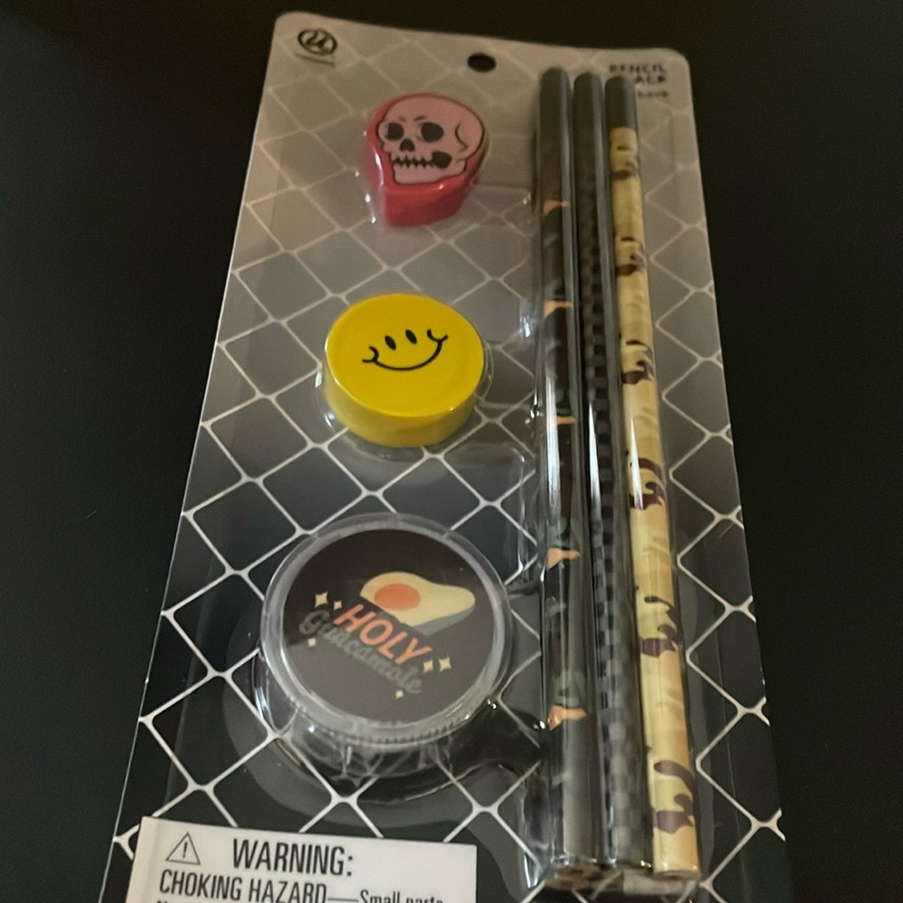 NIP pencils an sharper with erasers